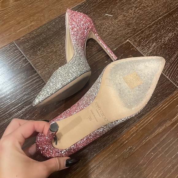 Jimmy choo Romy glittery pumps - Picture 5 of 7
